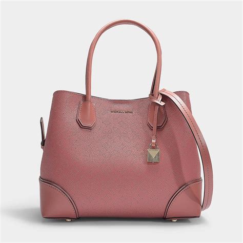 michael kors md center zip tote|michael kors tote bag pink.